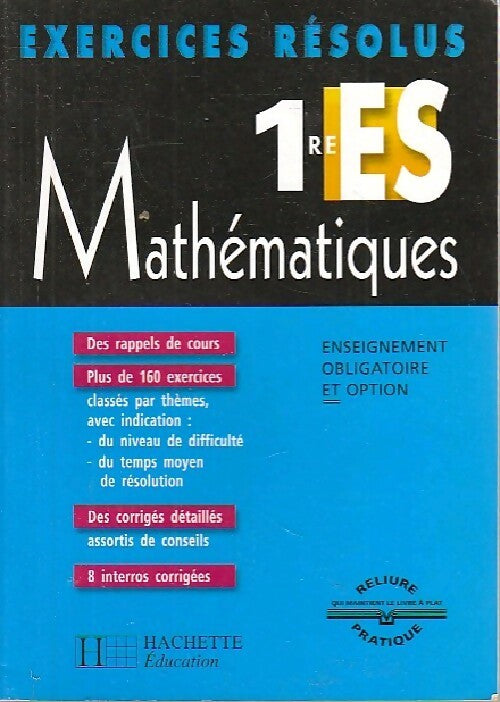 Mathématiques 1ère S - Claudine Renard - Livre