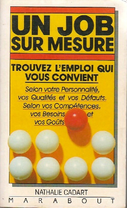 Un job sur mesure - Nathalie Cadart - Livre