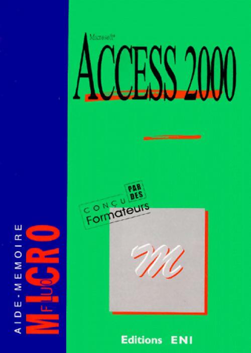 Access 2000 - Inconnu - Livre