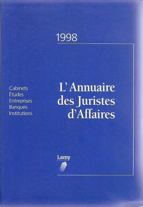 L'annuaire des juristes d'affaire 1998 - Inconnu - Livre