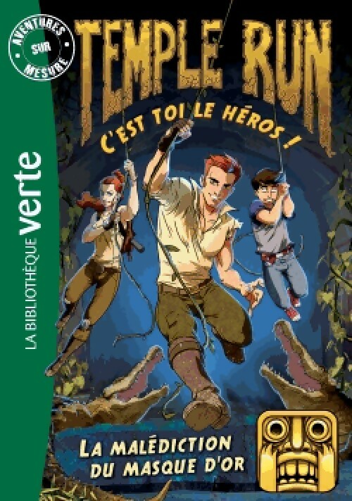 Temple run Tome II : La malédiction du masque d'or - Inconnu - Livre
