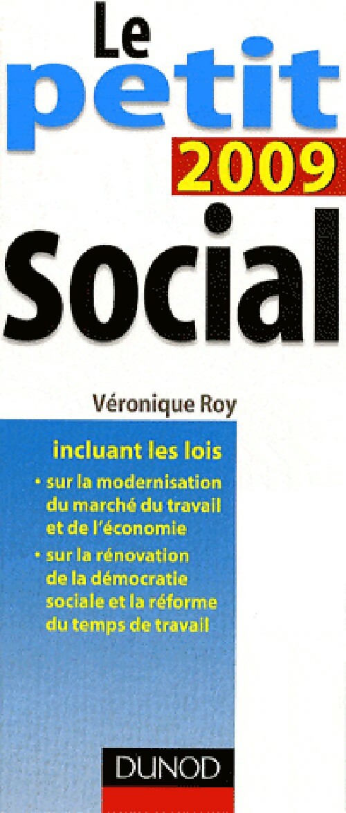 Le petit social 2009 - Véronique Roy - Livre
