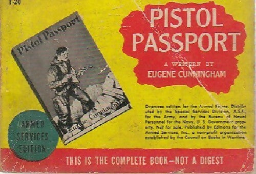 Pistol passport - Eugene Cunningham - Livre