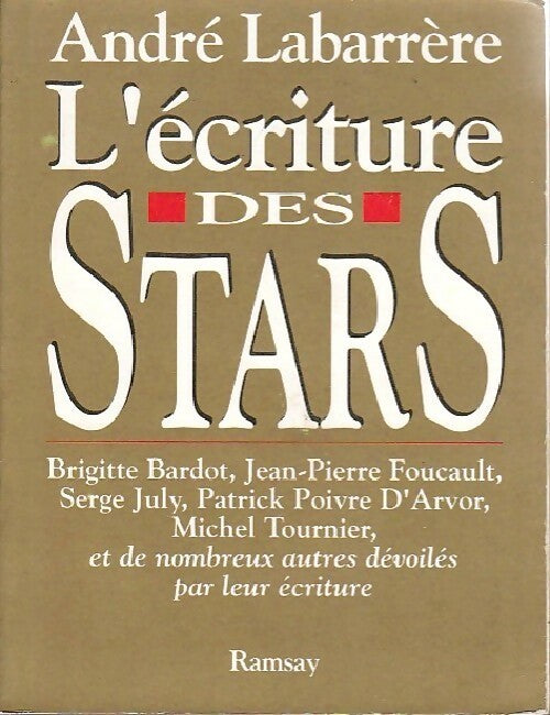 L'écriture des stars - Labarrere A. - Livre