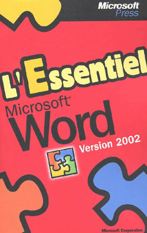 Microsoft Word 2002 - Collectif - Livre