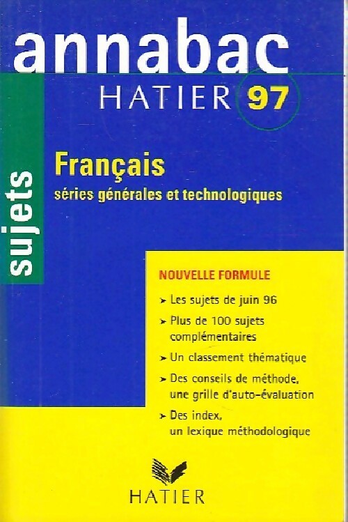 Français 1ère toutes séries 1997 - Bénédicte Boudou - Livre