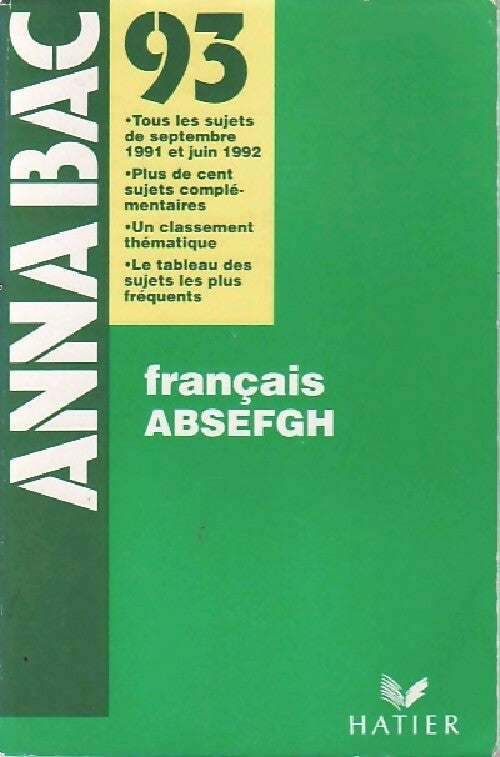 Français ABSEFGH, 1993 - Christine Géray - Livre