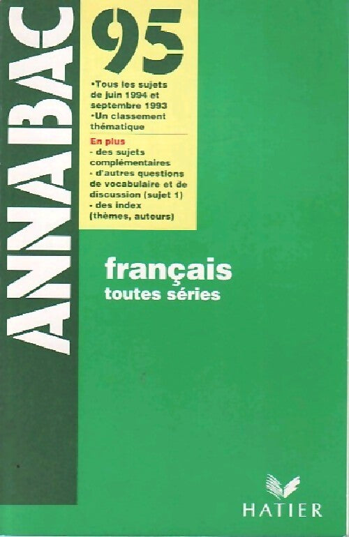 Français toutes séries 1995 - Christine Géray - Livre