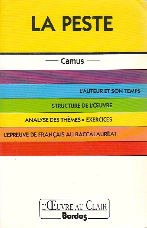 La peste d'Albert Camus - Maurice Bruézière - Livre