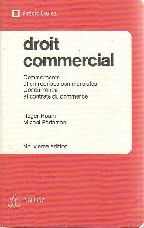 Droit commercial - Roger Houin - Livre