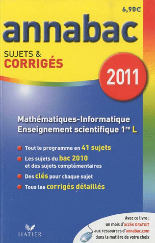 Mathématiques-informatique : 1ère L 2011 - Richard Bréhéret - Livre