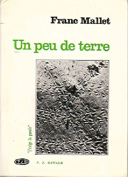 Un peu de terre - Franc Mallet - Livre