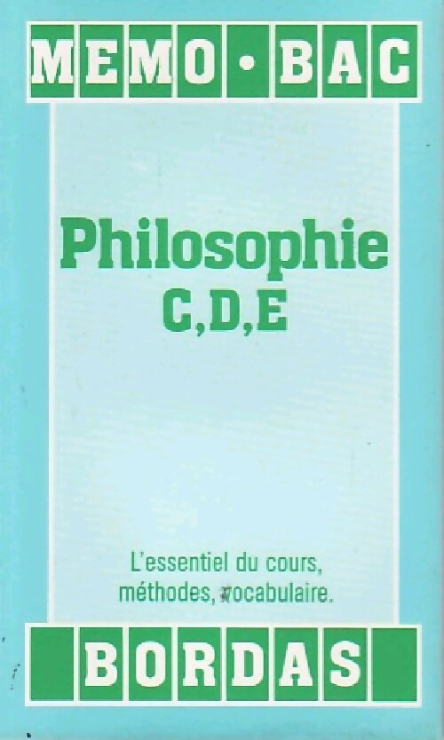 Philosophie C, D, E - Christian Roche - Livre