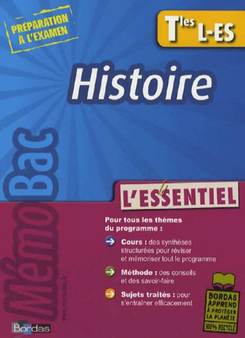 Histoire Terminales L, ES - Jean-Louis Humbert - Livre