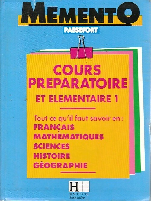 Cours préparatoire et élementaire 1 - Bernard Jenner - Livre