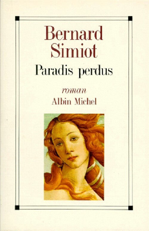 Paradis perdus - Simiot-B - Livre