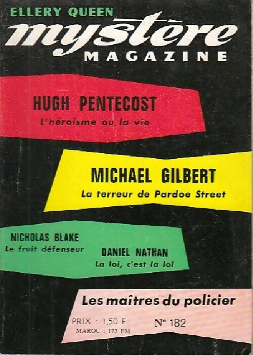 Mystère magazine n°182 - Collectif - Livre