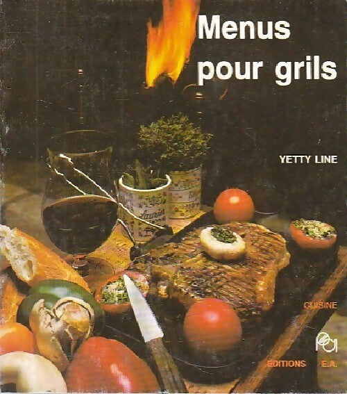Menus pour grils - Yetty Line - Livre