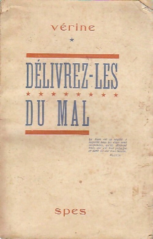 Délivrez-les du mal - Vérine - Livre
