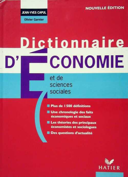Dictionnaire d'économie et de sciences sociales - Collectif - Livre