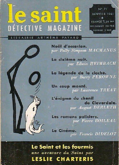 Le Saint n°71 - Inconnu - Livre