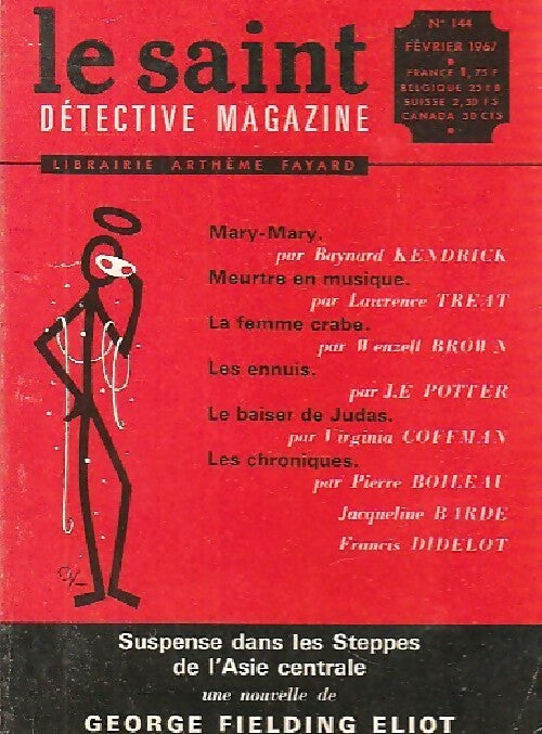 Le Saint n°144 - Inconnu - Livre