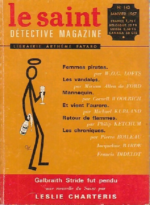Le Saint n°143 - Inconnu - Livre