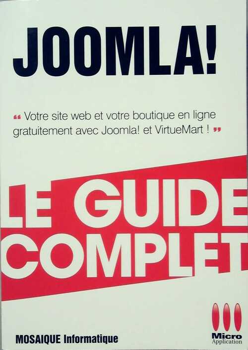 Joomla ! - Mosaïque Informatique - Livre
