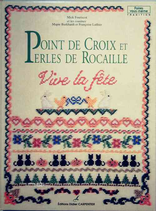 Point de croix et perles de rocaille - Mick Fouriscot - Livre
