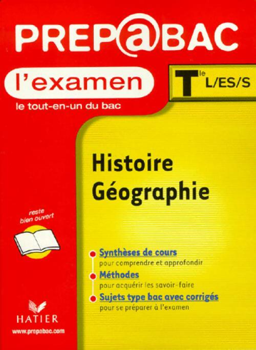 Histoire-Géographie Terminales L, ES, S - Elisabeth Brisson - Livre