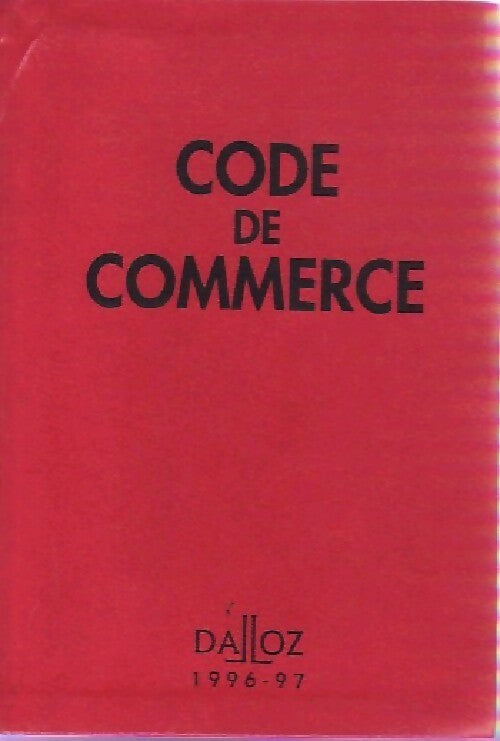 Code de commerce 1996-1997 - Inconnu - Livre