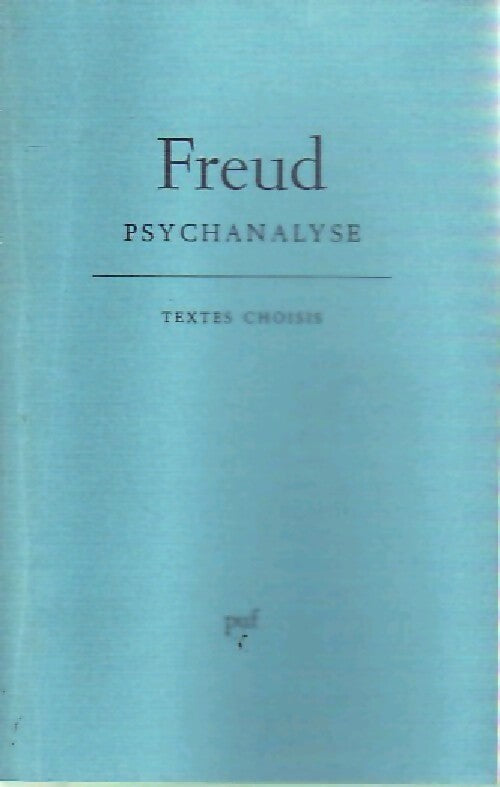 Psychanalyse - Sigmund Freud - Livre