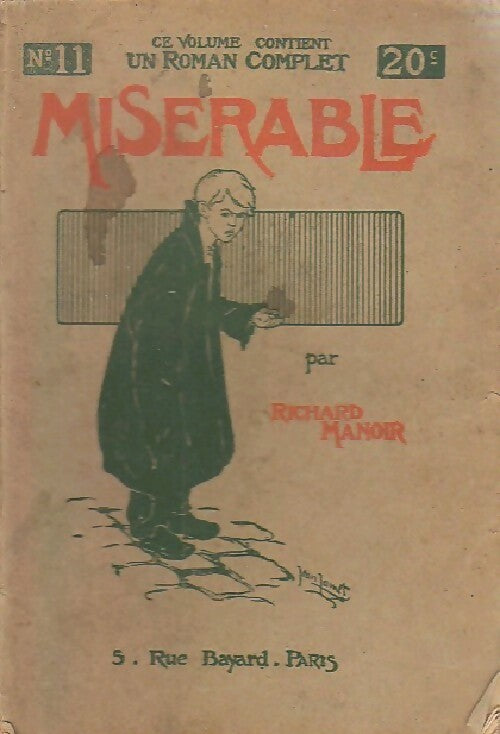 Misérable - Richard Manoir - Livre