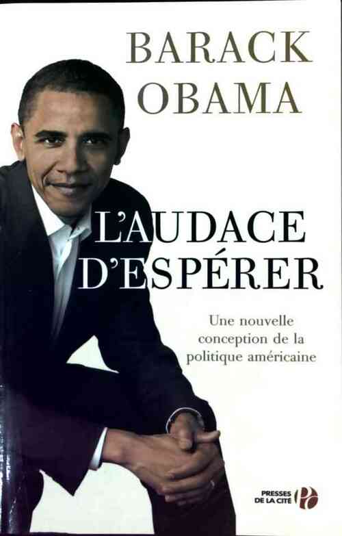 L'audace d'espérer - Barack Obama - Livre