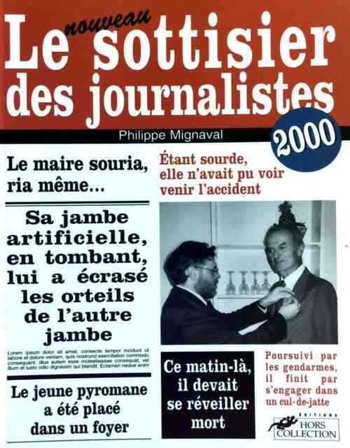 Le nouveau sottisier des journalistes 2000 - Philippe Mignaval - Livre
