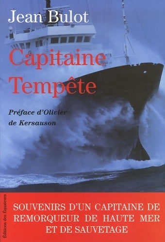Capitaine Tempête - Jean Bulot - Livre