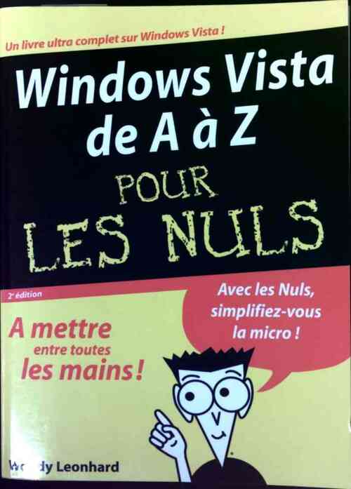 Windows Vista de A à Z - Woody Leonhard - Livre