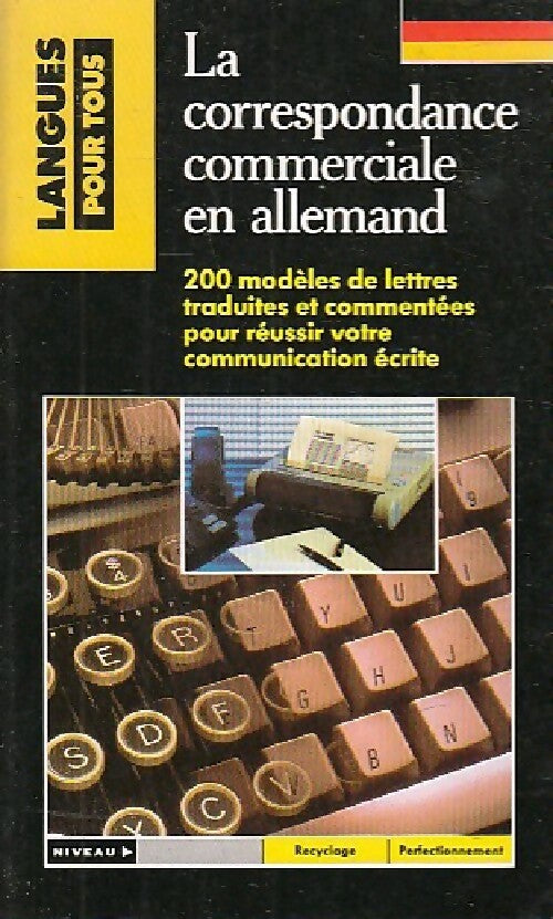 La correspondance commerciale en allemand - Inconnu - Livre