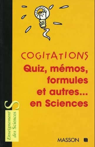 Cogitations - Inconnu - Livre