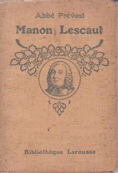 Manon Lescaut - Abbé Prévost - Livre