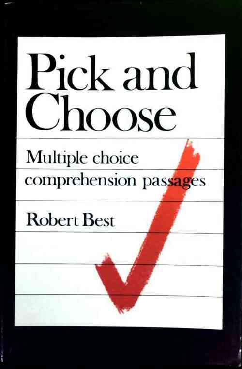 Pick and Choose. Multiple choice - Robert Best - Livre