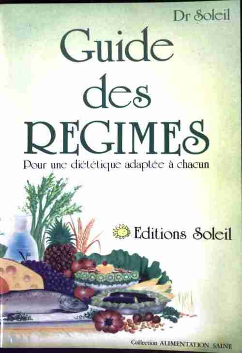 Guide des régimes - Dr Soleil - Livre