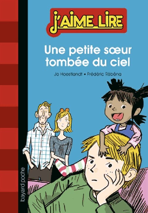 Une petite soeur tombée du ciel - Jo Hoestlandt - Livre