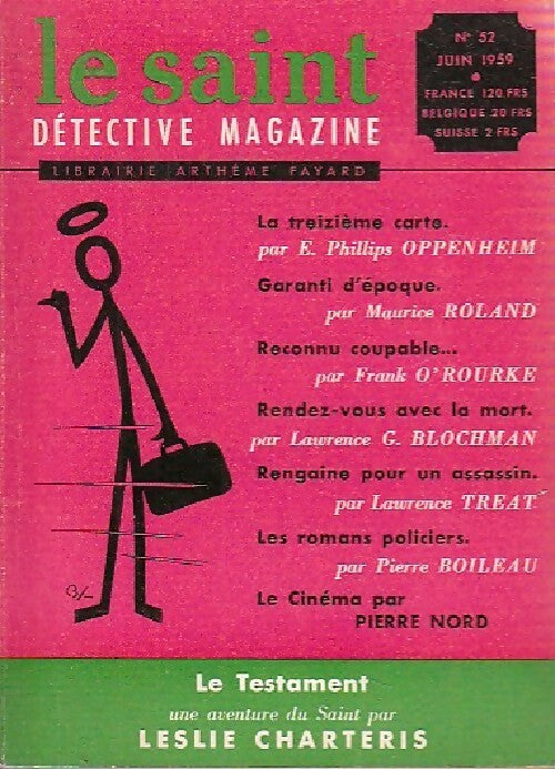Le Saint n°52 - Collectif - Livre