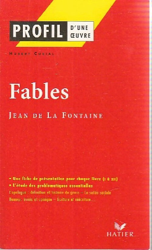 Fables - Jean De La Fontaine - Livre