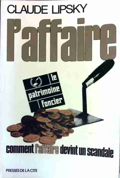 L'affaire - Claude Lipsky - Livre
