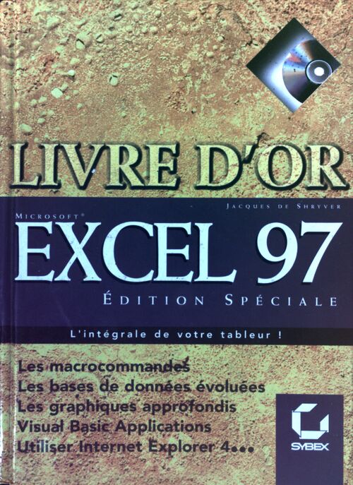Excel 97. Livre d'or - Jacques De Schryver - Livre