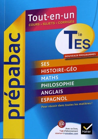 Tout-en-un Terminale ES - Jean-Claude Drouin - Livre