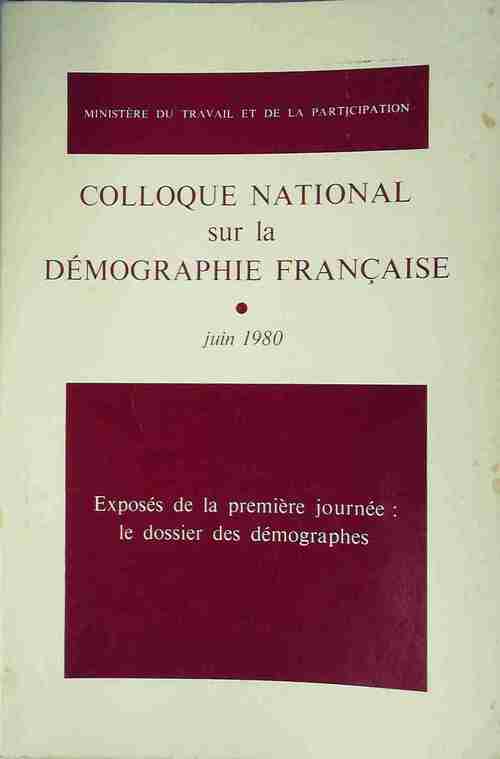 Colloque national sur la démographie française - Collectif - Livre
