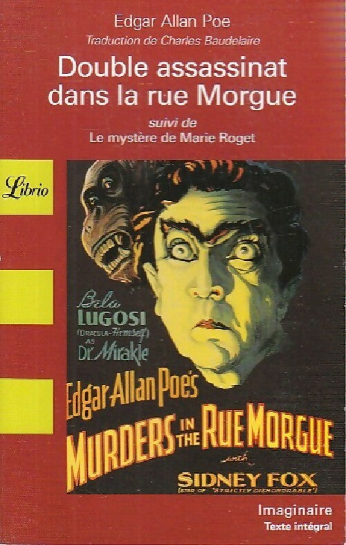 Double assassinat dans la rue Morgue / Le mystère de Marie Roget - Edgar Allan Poe - Livre